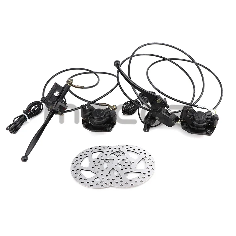 Citycoco Electric Bicycle Electric Scooter Front And Rear Brake Assembly Brake Handle Disc Brake Applicable For Harley China