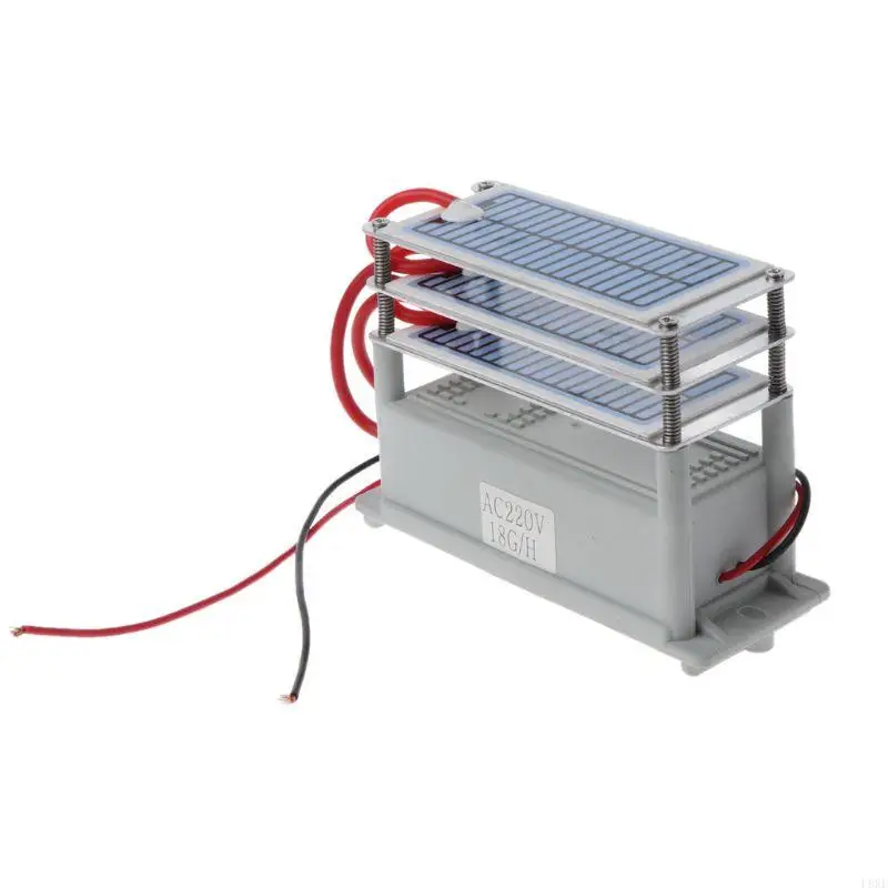 L8re 220V 18G Generador ozono Placa integrada Ozonizer Ozonizer Electrodo acero inoxidable Purificador esterilizador