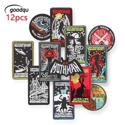 12pcs Lot Patches For Clothing Sew Iron On Letters Embroidered Outdoor Jackets Pack Fabrics Badges Diy Large Animal Bulk Mix
