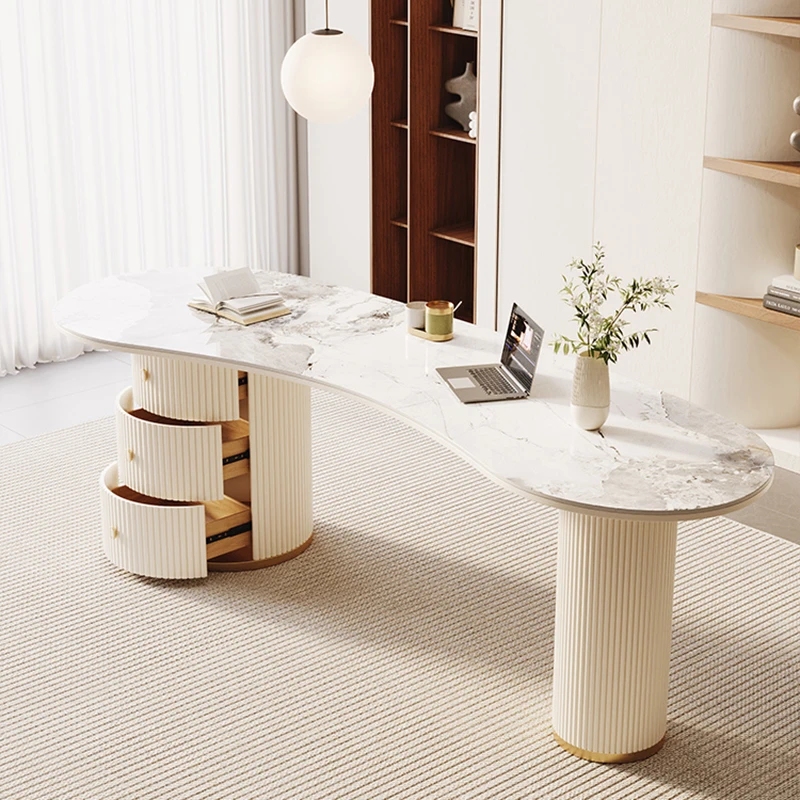 

Столы для комнаты, игровые мониторы для учебы, настольные аксессуары, рабочая станция, профессиональная мебель, стол для мастерской Escritorio, белый вспомогательный