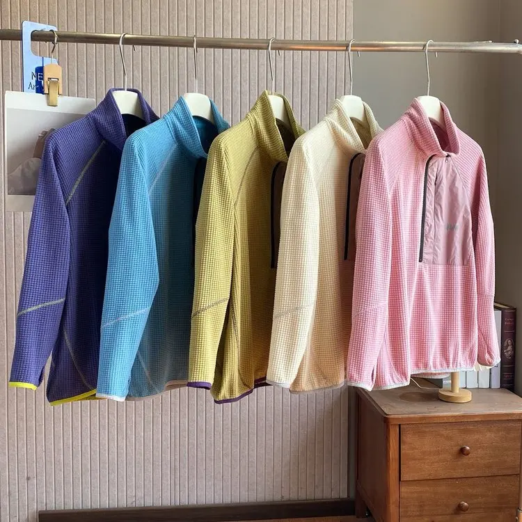 Otoño Invierno al aire libre f Zip cálido Fce forrado Sudadera con capucha capa Base irt Jaet ex cuello alto cierre de cremallera sudadera