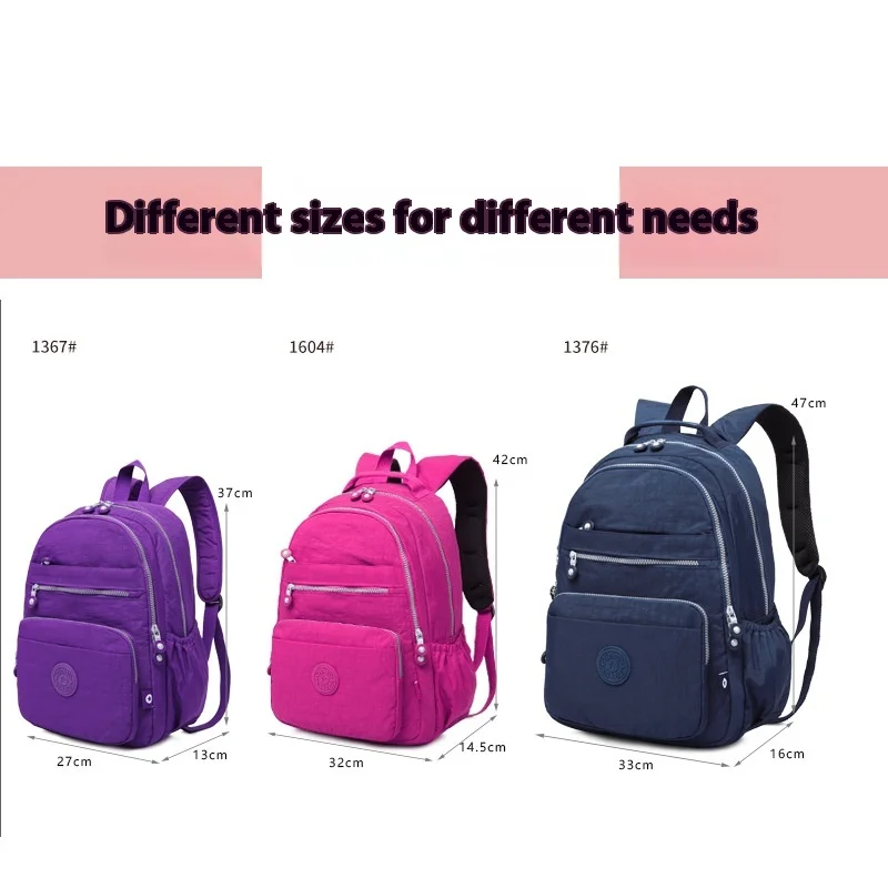 TEGAOTE Brand Laptop Backpack Women Travel Bags 2024 Multifunction Rucksack Waterproof Nylon School Backpacks For Teenagers Girl