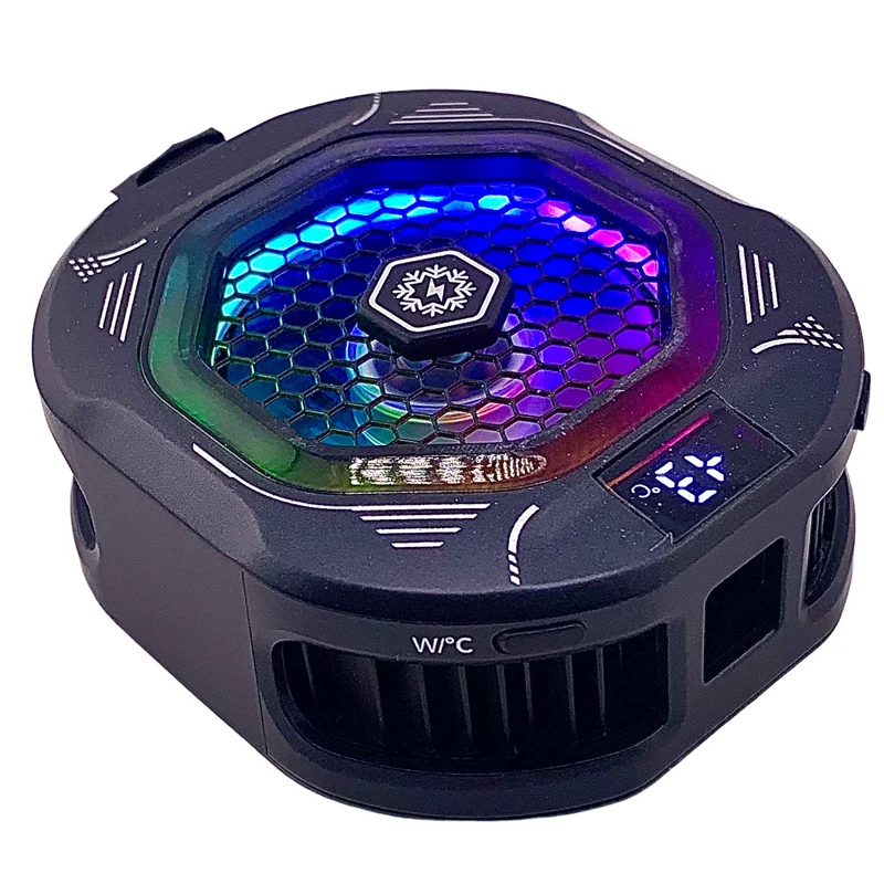 TH12 Pro 27 واط مبرد الهاتف أشباه الموصلات المغناطيسي تبريد الجليد قوي سريع البرد كليب على الألعاب برودة التحكم في درجة الحرارة #5