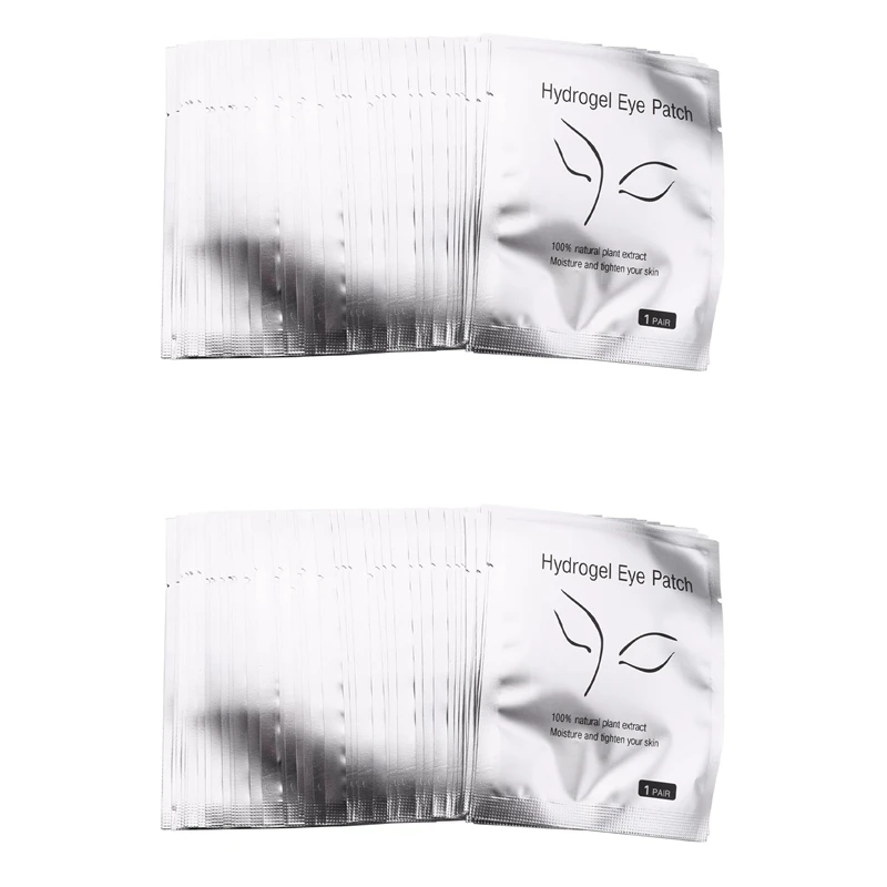 

100Pcs Professional Eye Mask Eyelash Pad Gel Patch Lashes Extension