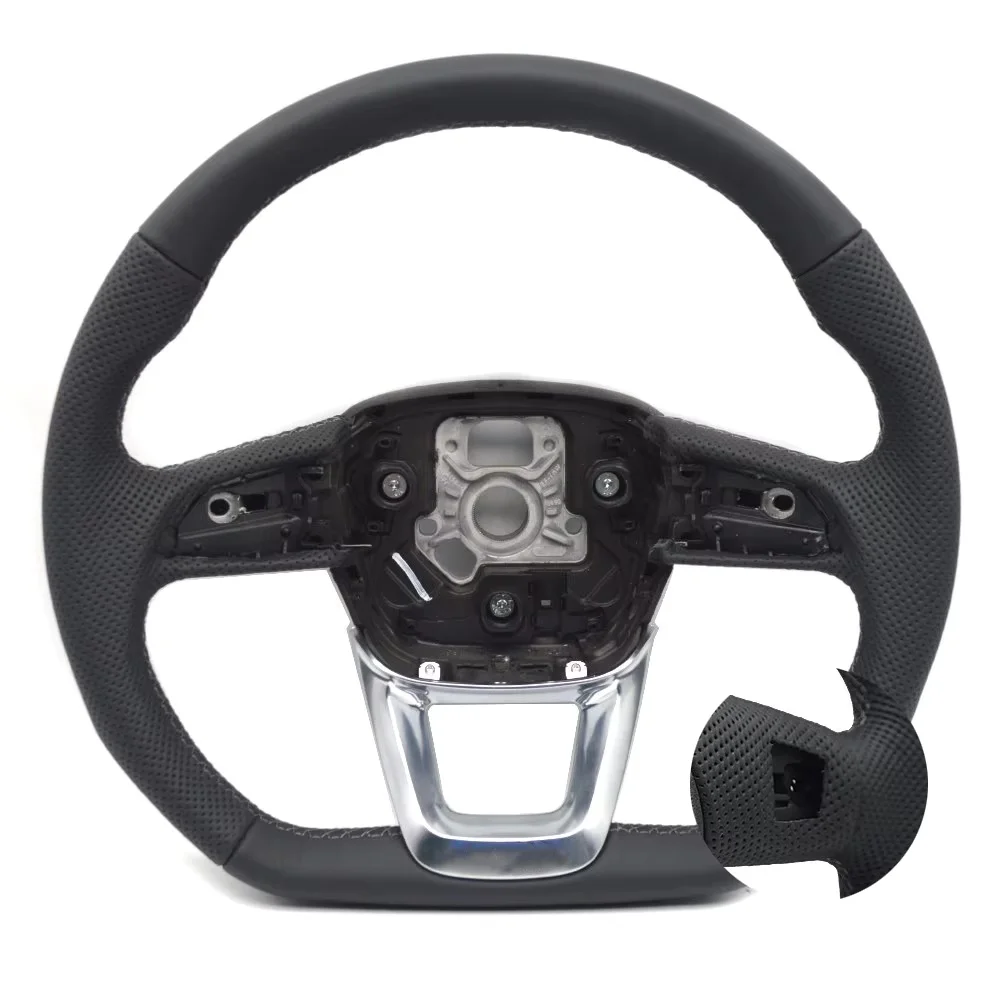 Perforated Leather Steering Wheel for Audi Q5 FY Q7 4M Q8 Multifunctional Steering Wheel image 3