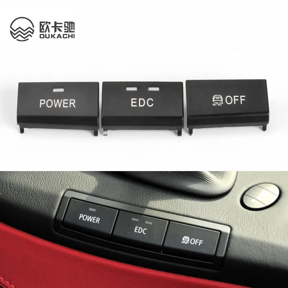 

Electronic Suspension Control Switch Genuine For BMW E92 E93 M3 EDC/DSC/Power Switch Button Cover 61317841136