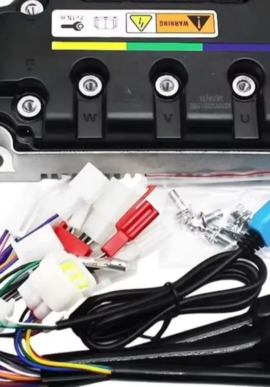Em85 48V 60V 72V 85A Sine Wave Motor Controller For Electric Scooter 1000W 2000W DC Drive With Programmable Settings And Harness