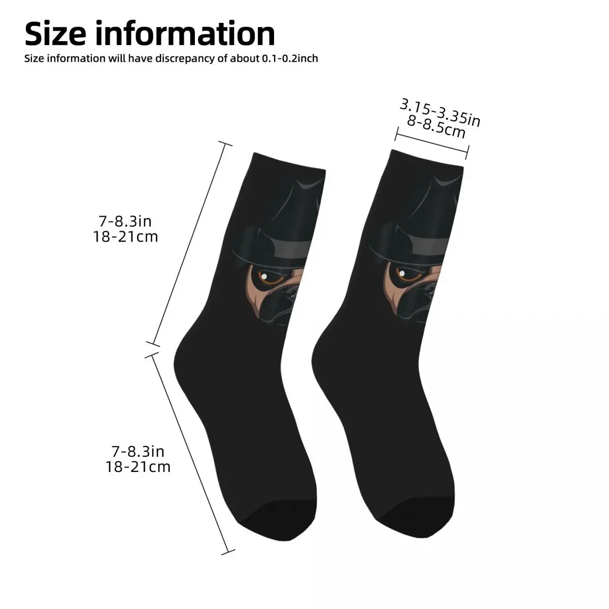 Chaussettes unisexes à motifs d'animaux de compagnie pékinois RNCan, chaussettes de cyclisme intéressantes pour les quatre saisons, sans marque