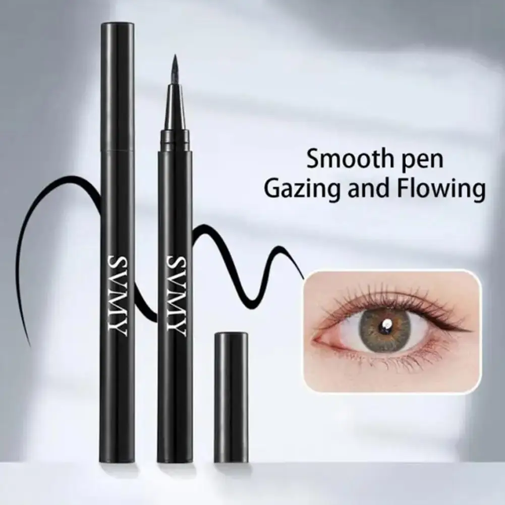 1 pz Eyeliner liquido nero impermeabile di lunga durata rapido non liquido matita cosmetica Eyeliner Natural Bloom Eye Pen Dr Q1P7