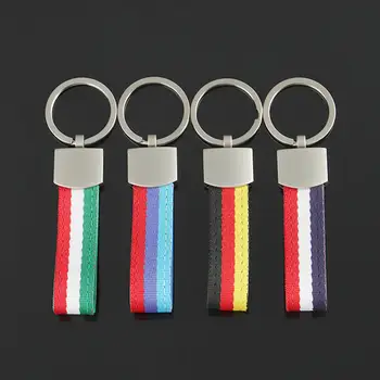 適用於BMW、德國、義大利的1個汽車金屬鑰匙扣,實用尼龍編織帶,三種國旗顏色可選,耐用內裝配件 6 最佳銷售 寶馬鑰匙扣 - №6