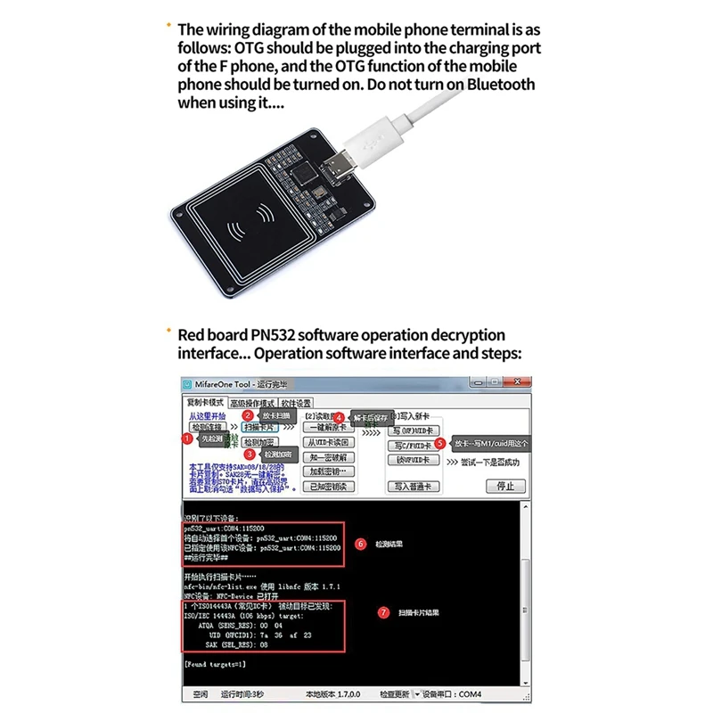 New PN532 V2.0 NFC RFID Wireless Module V3 User Kits Reader Writer Mode IC S50 Card PCB Attenna I2C IIC SPI HSU