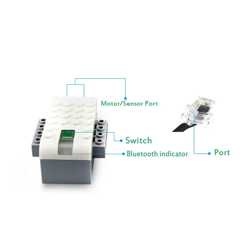 Moteurs Électriques Canoniques Électriques, Inclinaison, Capteur de Mouvement, airies Électrique Compatible avec 45300 WeDo 3.0 Core Set, Jouets de Construction, Nouveau