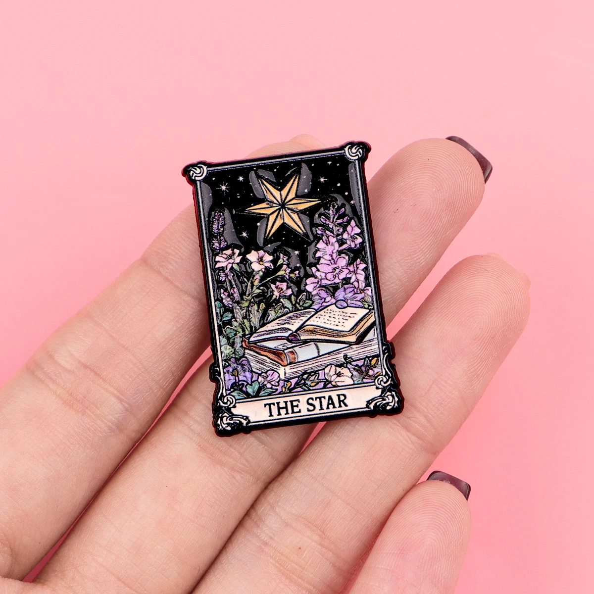 Star Sun Moon Tarot Card Enamel Pin Lapel Pines for Backpacks Cartoon Skull Brooches for Women Fashion Jewelry Accessories Gifts