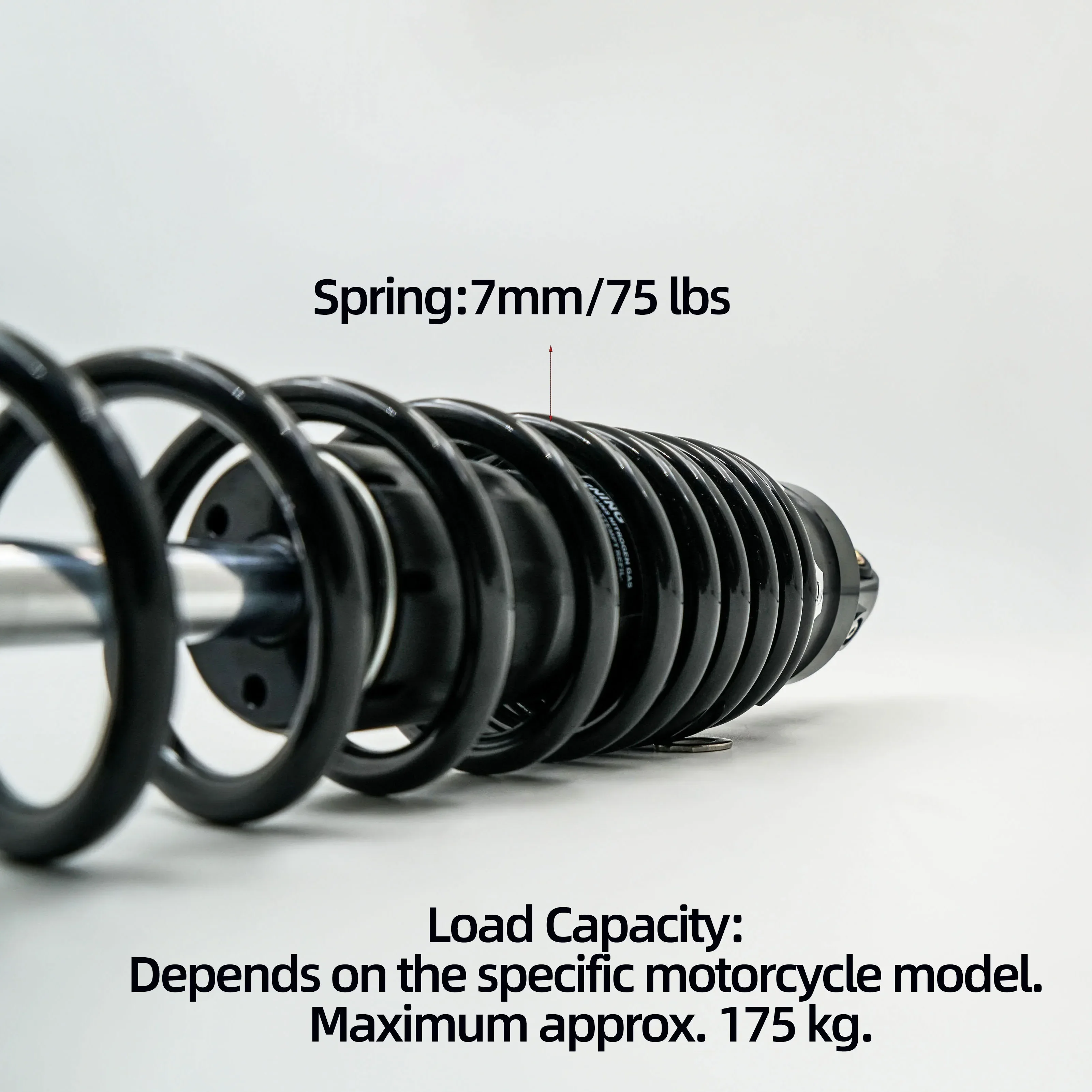 1 Piece 315mm 335mm 355mm 370mm 320mm 340mm 375mm rear shocks for Yamaha GT150/Longjia XDV250/300/Honda NS150LA/CGX150AE4