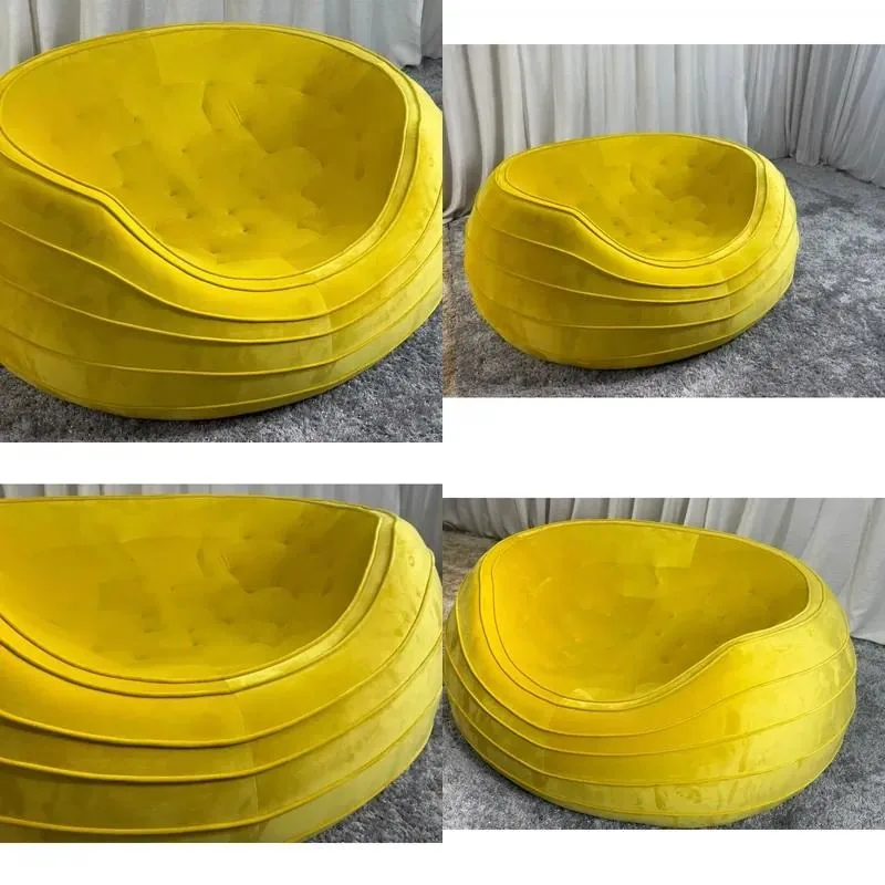 Modern Comfortable Stretchable Fabric Bean Bag Sofa for Living Room Relaxation