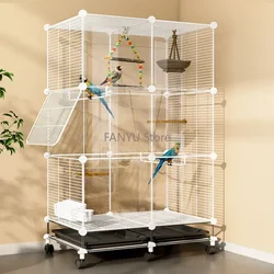 Special Canary Bird Cages Parrot Budgie Outdoors Portable Large Bird Cages Luxury Park Breeding Gaiolas Birds Supplies WZ50BC