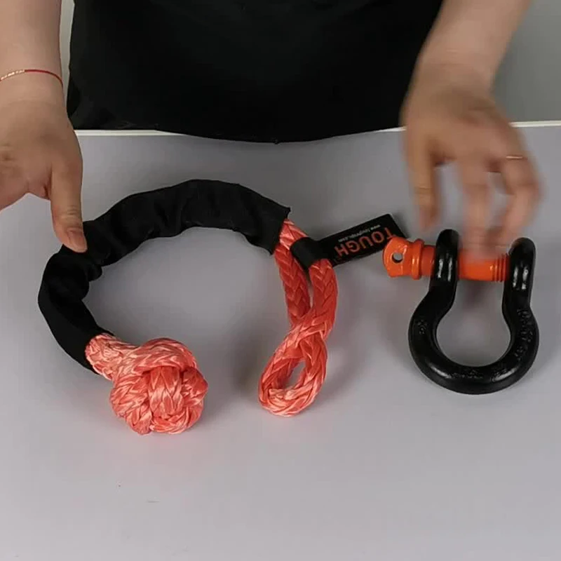 17T 38,000 Lbs Break Strength Synthetic Soft Shackle 1/2