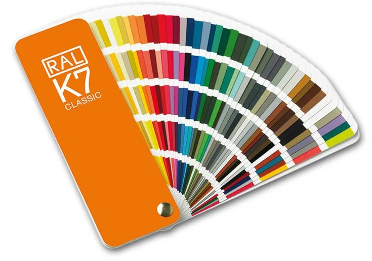 Original Germany RAL K7 international standard color card raul - paint coatings color card  for paint 213 colors with Gift Box