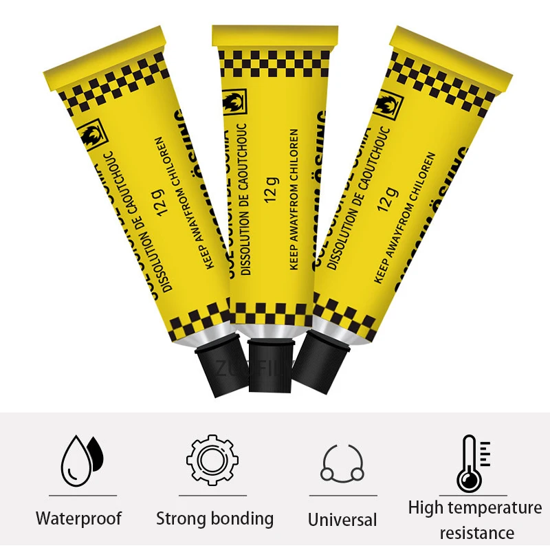 جديد دراجة نارية دراجة عجلة الاطارات إصلاح الغراء سيارة الداخلية أنبوب ثقب قوية الإطارات إصلاح الغراء الطوارئ المحمولة أدوات الإطارات #4