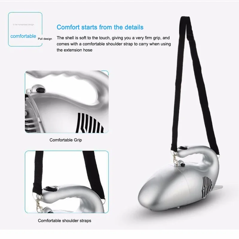 400 Вт мини-вакуумная бытовая портативная портативная вакуумная кровать с всасыванием клещей