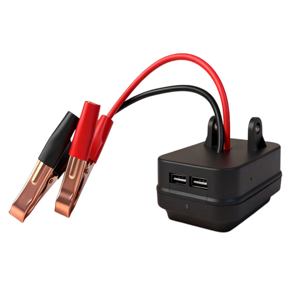 Lightweight Battery Converter Adapter Dual USB and Standard Socket for Dayi For A3 Batteries Easy to Carry 12V/24V