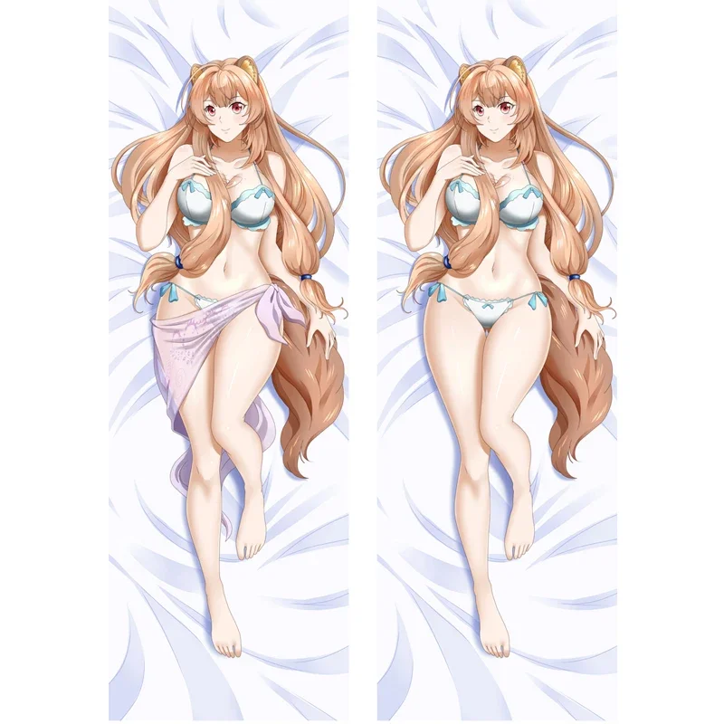 

Anime The Rising Of The Shield Hero Raphtaria Dakimakura Throw Pillow Case Soft Hugging Body Two Side Printed Waifu Otaku Gifts