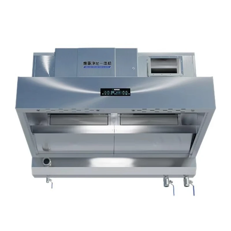 Standard stainless steel range hood wall mounted commercial kitchen chimney range hood for hotel exhaust