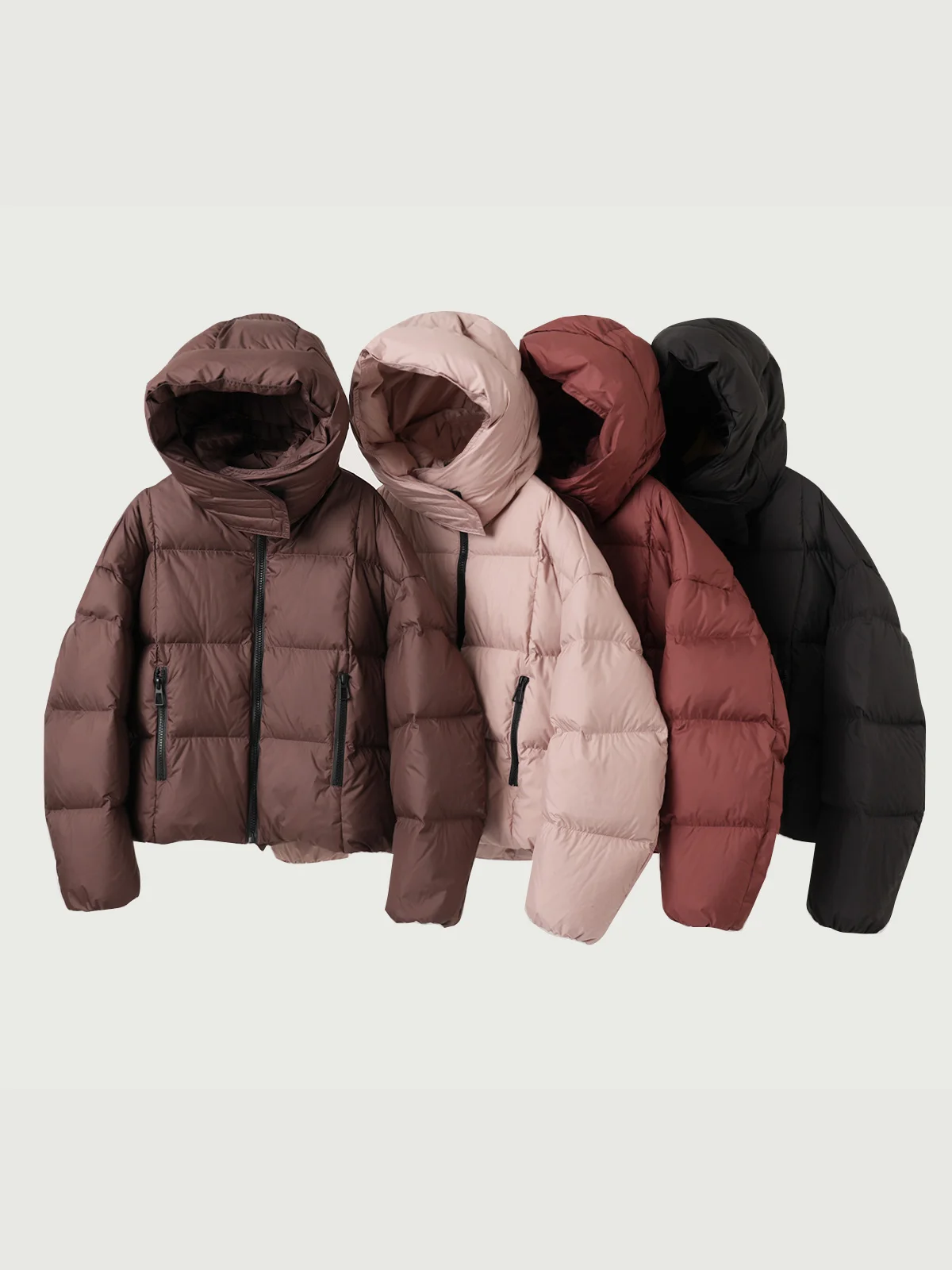 

Женская утепленная куртка-пуховик с 90% белым утиным пухом, зимнее теплое пальто на молнии, с длинными рукавами, стандартный крой