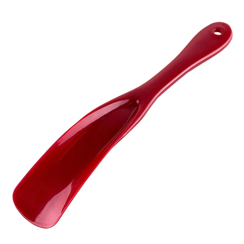 1pc Portable Shoe Puller Household Plastic Spoon Shoe Puller Lifter Flexible Sturdy Slip-On Shoe Accessory Kids Shoe Puller view 5