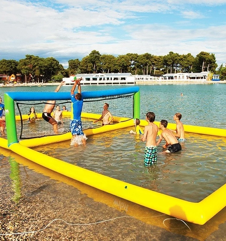 

Floating Water Sports Inflatable Aquarium Volleyball Court & Factory Price Inflatable Water Sports
