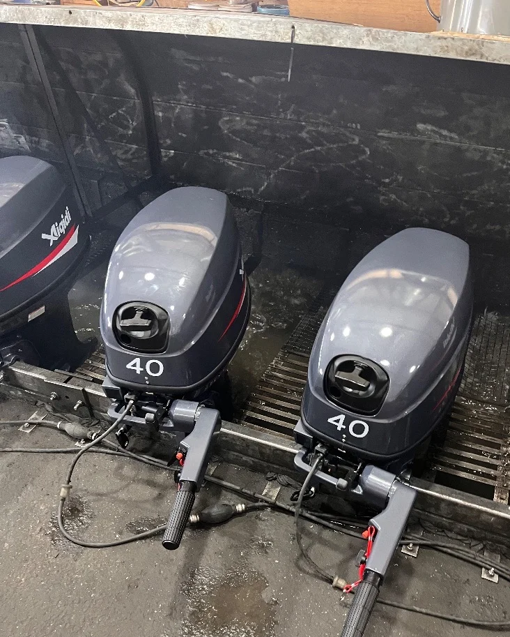 Low-Fuel-Consumption 40HP Optional Power Tilt Boat Motor for Sea Water