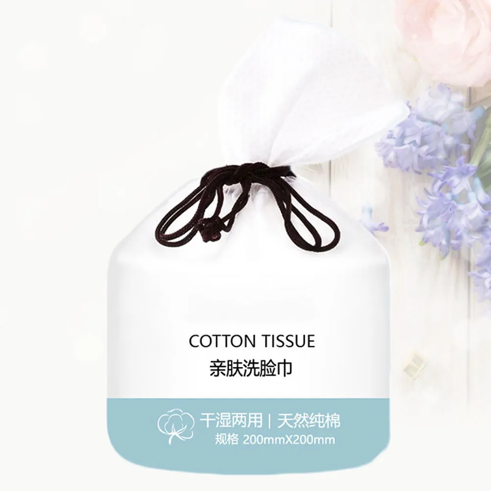 1 Roll Cotton Disposable Face Washing Towel Soft Comfortable Wet Dry Use Facial Tissue Makeup Removal Disposable Facial Towel