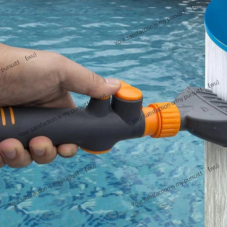ZOCI Reusable, Handheld Cartridge Cleaning Water Rod, Filter Cleaning Brush, Powerful Sprinkler
