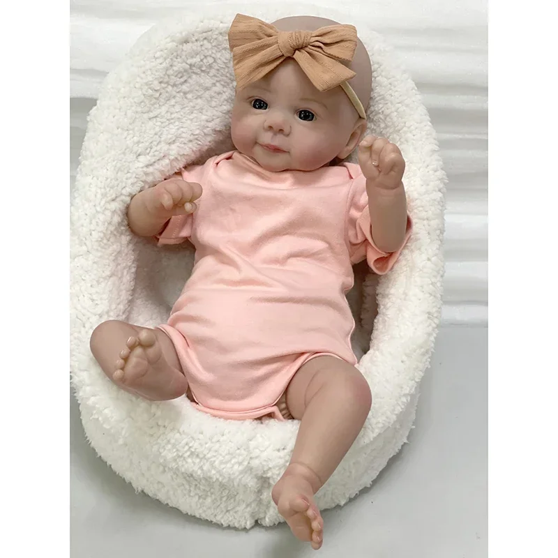 

48cm Reborn Dolls Juliette Soft Cuddly Body Real Picture Lifelike 3D Skin Paint with Genesis Paint Visible Veins Art Doll