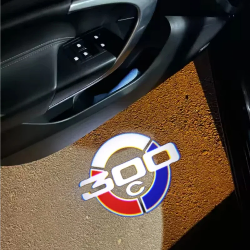 

For Chrysler 200 300 300C Sebring Lancia Thema LED Car Door Badge Projector Courtesy Logo Lamps Welcome Lamp Ghost Shadow Lights