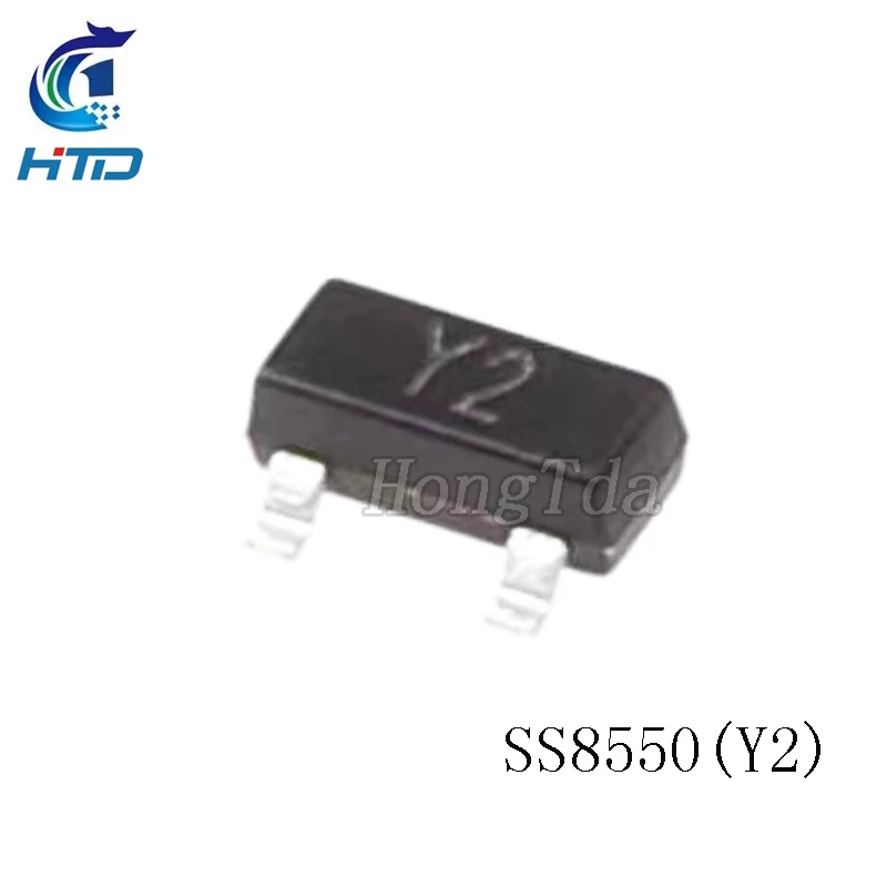 50-100 قطعة SS8550 SS8050 S8050 S8550 SOT-23 المقابلة الشاشة الحريرية Y2 Y1 J3Y 2TY الترانزستور SMD