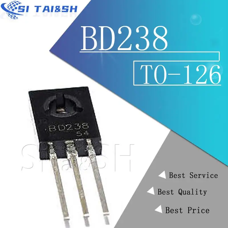 10pcs BD237 BD679 BD680 BD681 BD682 TO-126 BD238 BD677 BD678 BD875 BD435 BD436 BD441 BD442 MJE13003 TO126 Transistor