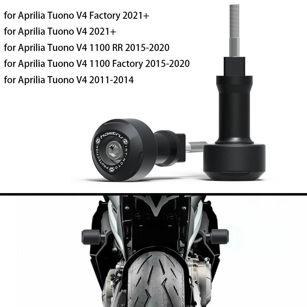 

Motorcycle Falling Protection Frame Slider Fairing Guard Crash Pad Protector For Aprilia Tuono V4 1100 RR Factory 2015-2020