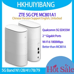 ZTE-enrutador CPE para interiores, dispositivo con ranura para tarjeta SIM, SDX55, plataforma WiFi6, 4G, LTE, CAT22, WiFi, 5G, nuevo, desbloqueado, MC801A1