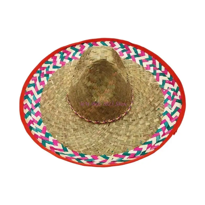 49ME Stylish Woven Sun Hat Perfect For Picnics Fishing And Other Outdoor Event