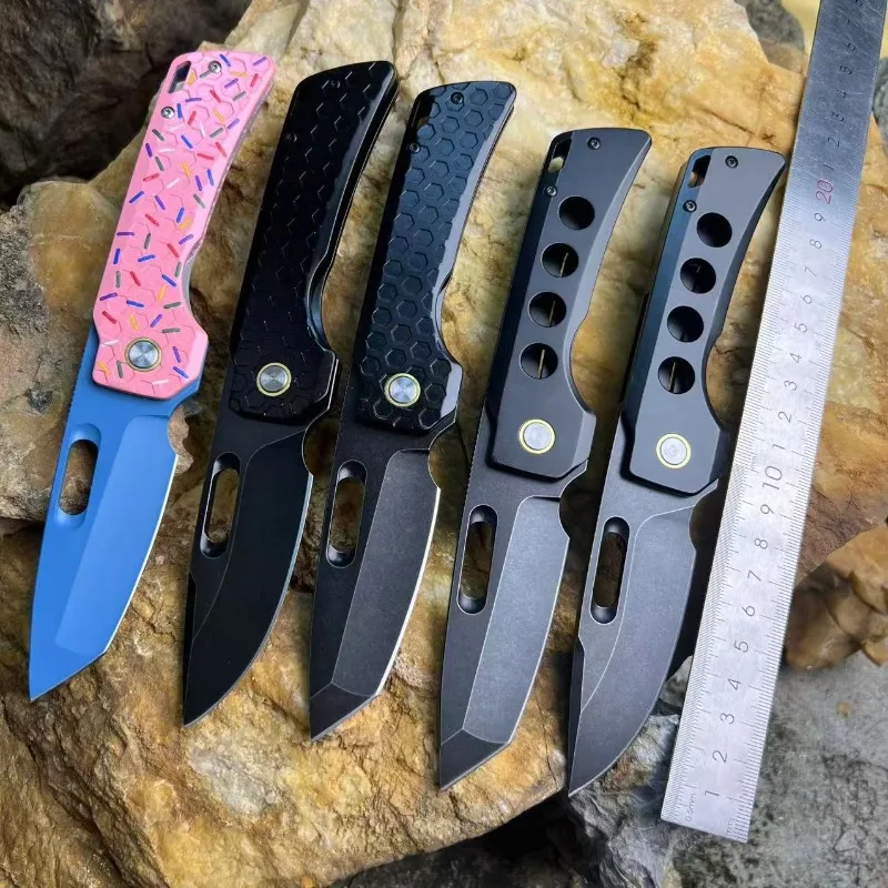 

New Outdoor Camping Folding Knife D2 Blade 420C Handle Pocket Survival Tactical Hunting Utility Kitchen Fruit Knives EDC Tools