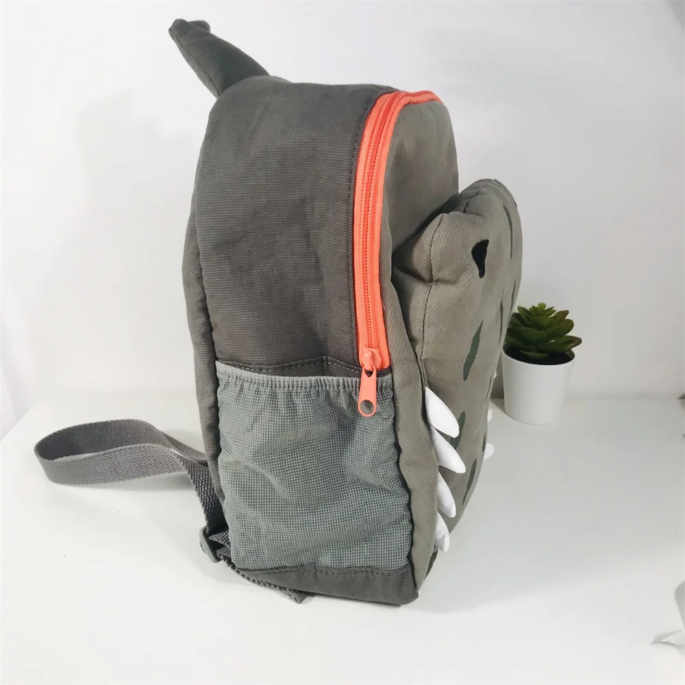 New Cute Cartoon Crocodile Personalized Backpack Custom Name Children's Kindergarten Schoolbag Boys Travel Snack Backpacks