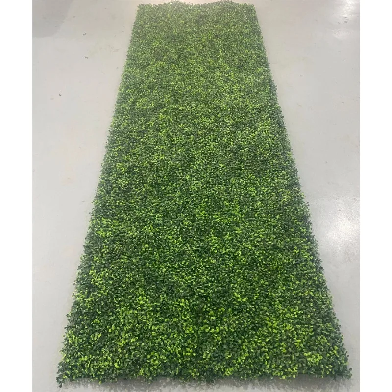 

100*300cm Anti-uv Artificial Boxwood Roll Grass Panel Synthetic Mats Green Plant Covering Wall for Indoor Outdoor