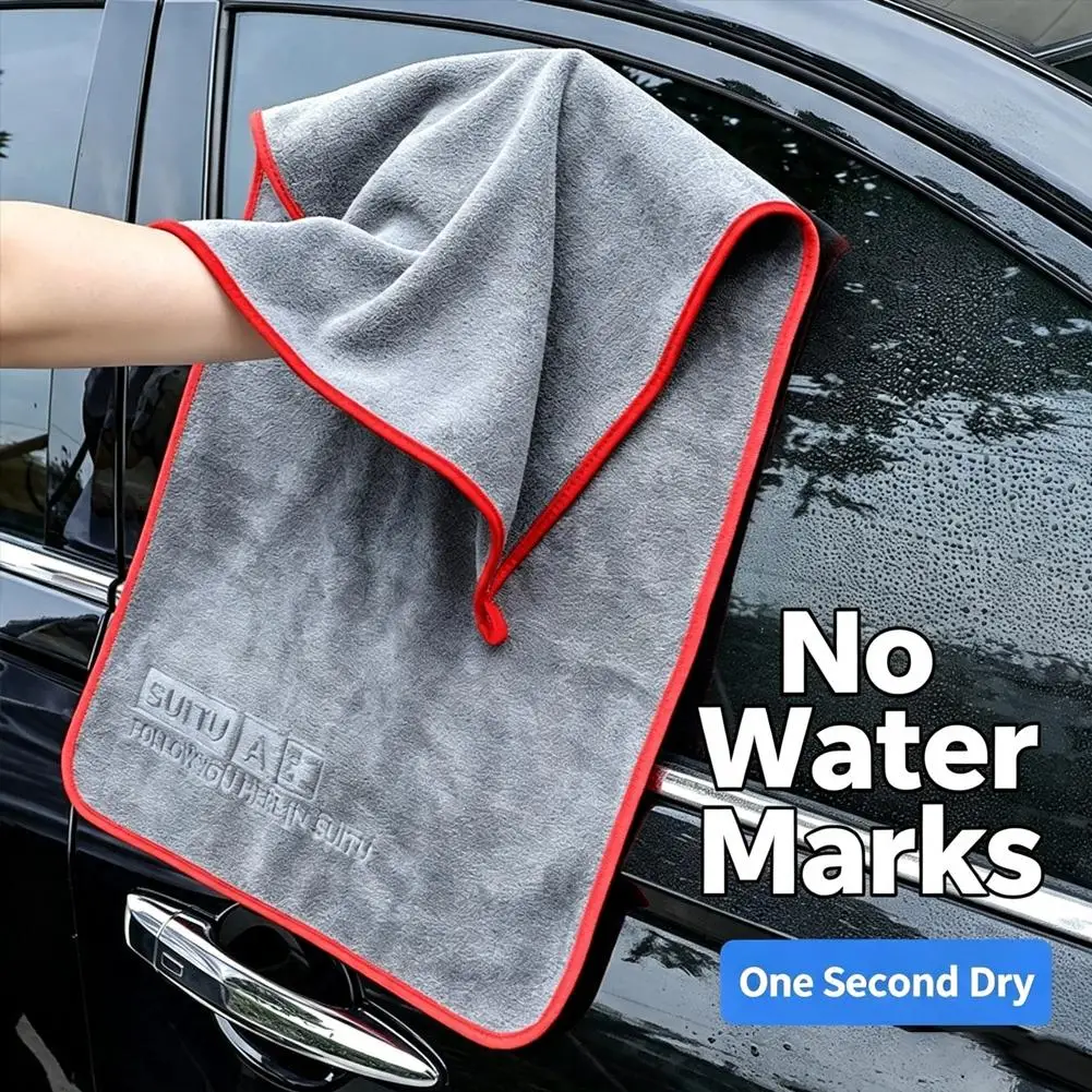 Microfiber Cleaning Cloth For Car Washing High Performance Ultra Absorbent Microfiber Towel Weave Grime Liquid for Mirror Shine