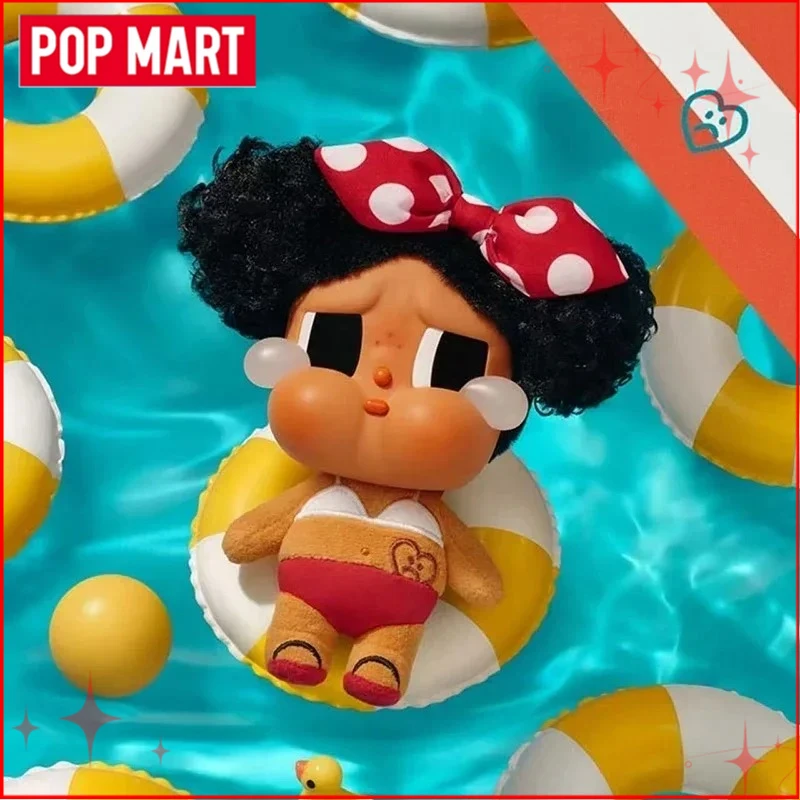 

POP MART CRYBABY Vacation Mode on Series Blind Box Toys Kawaii Ornaments Figurines Home Decor Desktop Model Christmas Gifts