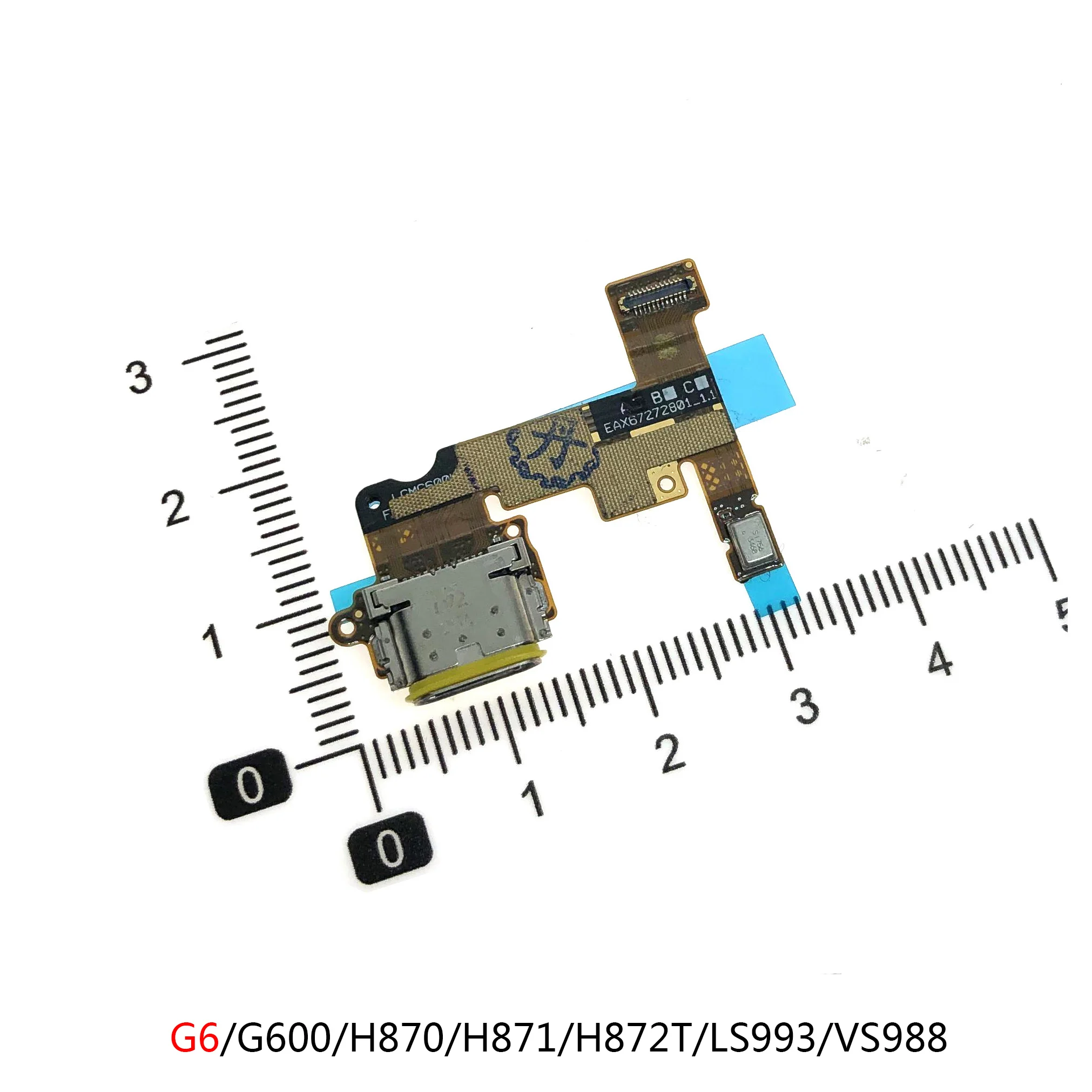 Charging Charger Plug Port Connector Board Parts Flex Cable With Mic For LG G6 G600 G7 ThinQ G710