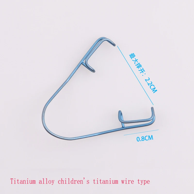 Apri palpebra, apri occhi, apri angolo occhio oftalmico, guarnizione a filo, tacca, attrezzatura per chirurgia plastica estetica