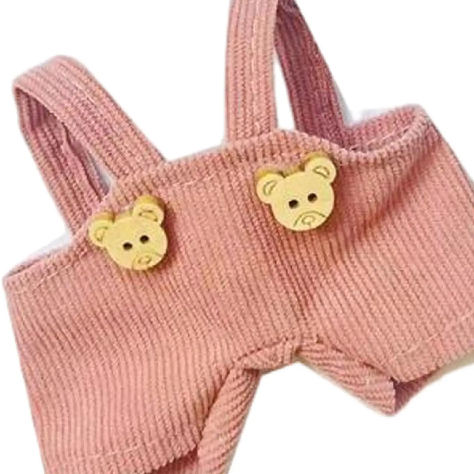 

Overall and T Shirt 15 cm 17cm Plush Doll Clothes Creative Doll Clothing Doll Casual Outfit for Girls Dolls Birthday Gifts