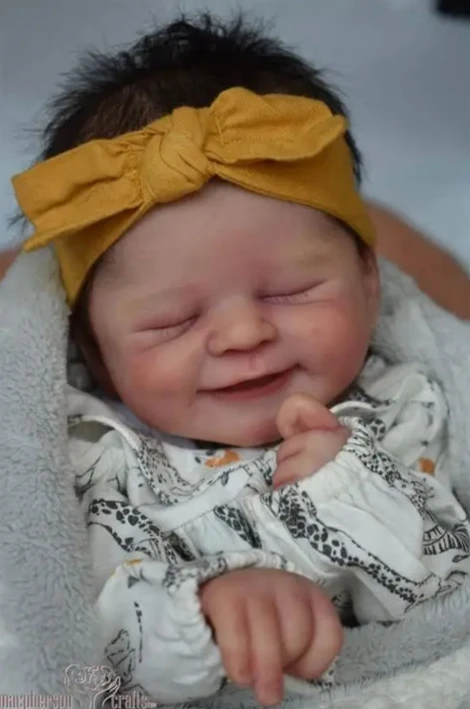 NPK-piezas de muñeca sin pintar, alta cantidad, 21 pulgadas, Kit Reborn, Alisha Baby, Kit de DIY para muñecas con COA