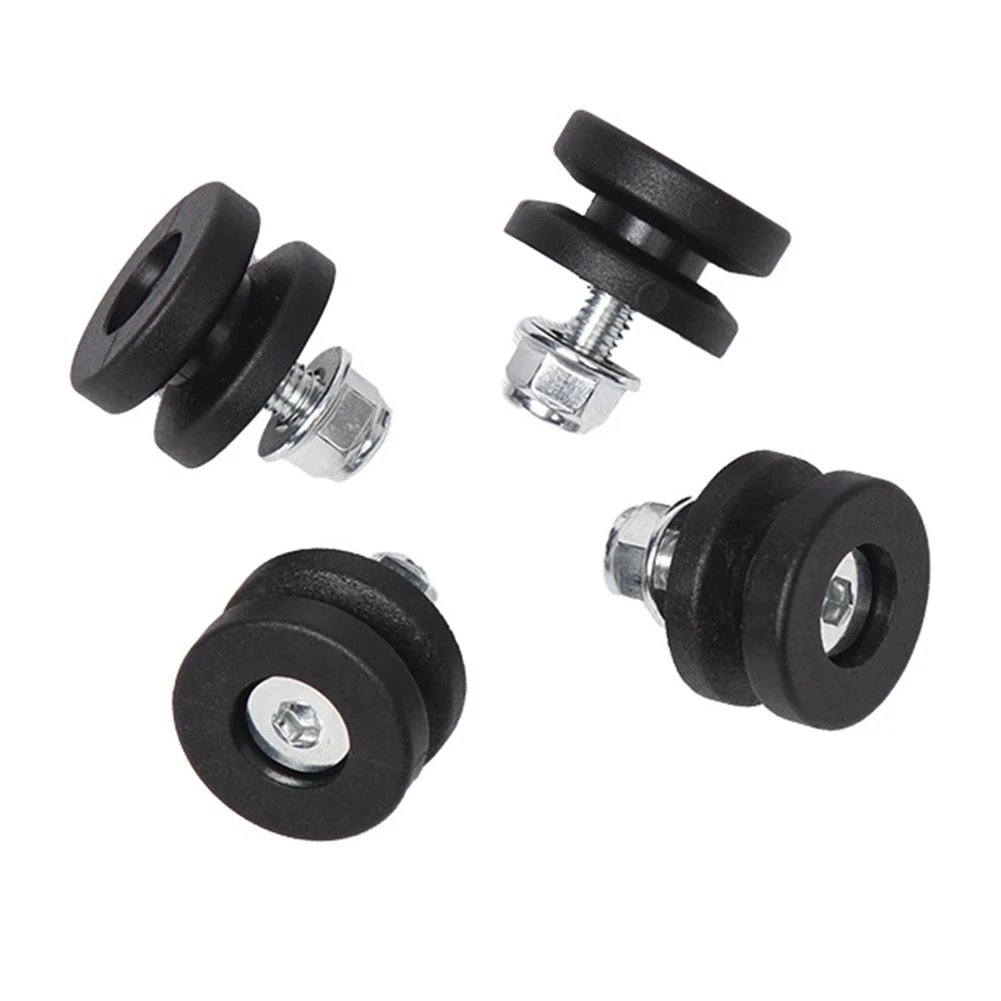 4pcs/set Motorcycle Tail Top Box Helmet Trunk Bracket Base Plate Bushing Pad Buckle Motorcycle Accessories